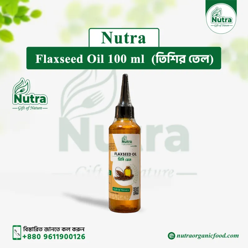 Nutra Flaxseed Oil 100 ml  (তিশির তেল)